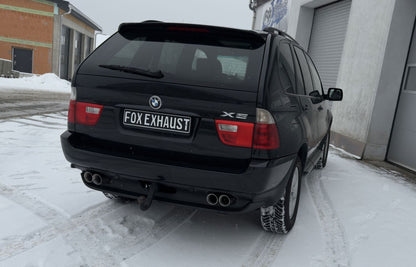 Sportschalldämpfer mit links/rechts je 2 Endrohren 80mm (Typ 25), inkl. (EG-) GENEHMIGUNG!