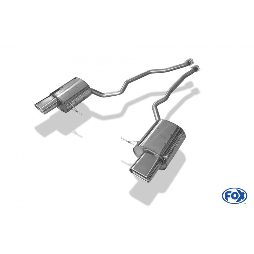 Sportschalldämpfer mit links/rechts je 1 Endrohr 160x80mm (Typ 53), inkl. (EG-) GENEHMIGUNG!