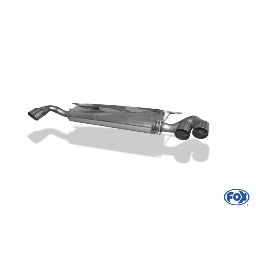 Sportschalldämpfer mit links/rechts je 2 Endrohren 80mm (Typ 14), inkl. (EG-) GENEHMIGUNG!