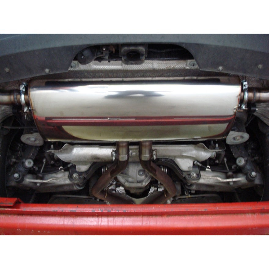 Sportschalldämpfer mit links/rechts je 2 Endrohren 80mm (Typ 14), inkl. (EG-) GENEHMIGUNG!