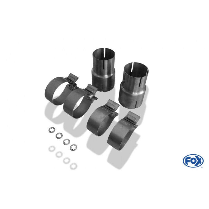 Sportschalldämpfer links/rechts mit je 2 Endrohren 90mm (Typ 16), inkl. (EG-) GENEHMIGUNG!