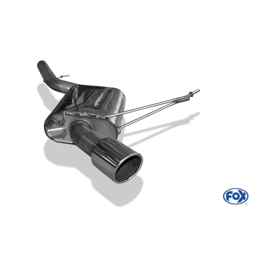 Sportschalldämpfer mit 1 Endrohr 100mm (Typ 16), inkl. (EG-) GENEHMIGUNG!