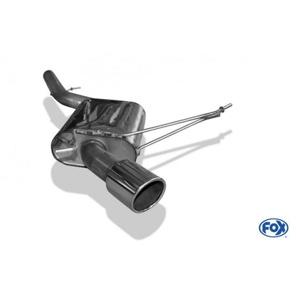 Sportschalldämpfer mit 1 Endrohr 100mm (Typ 16), inkl. (EG-) GENEHMIGUNG!