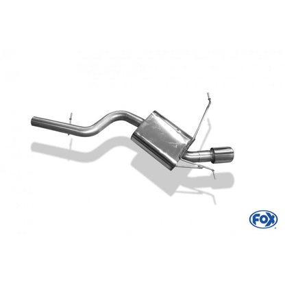 Sportschalldämpfer mit 1 Endrohr 100mm (Typ 16), inkl. (EG-) GENEHMIGUNG!