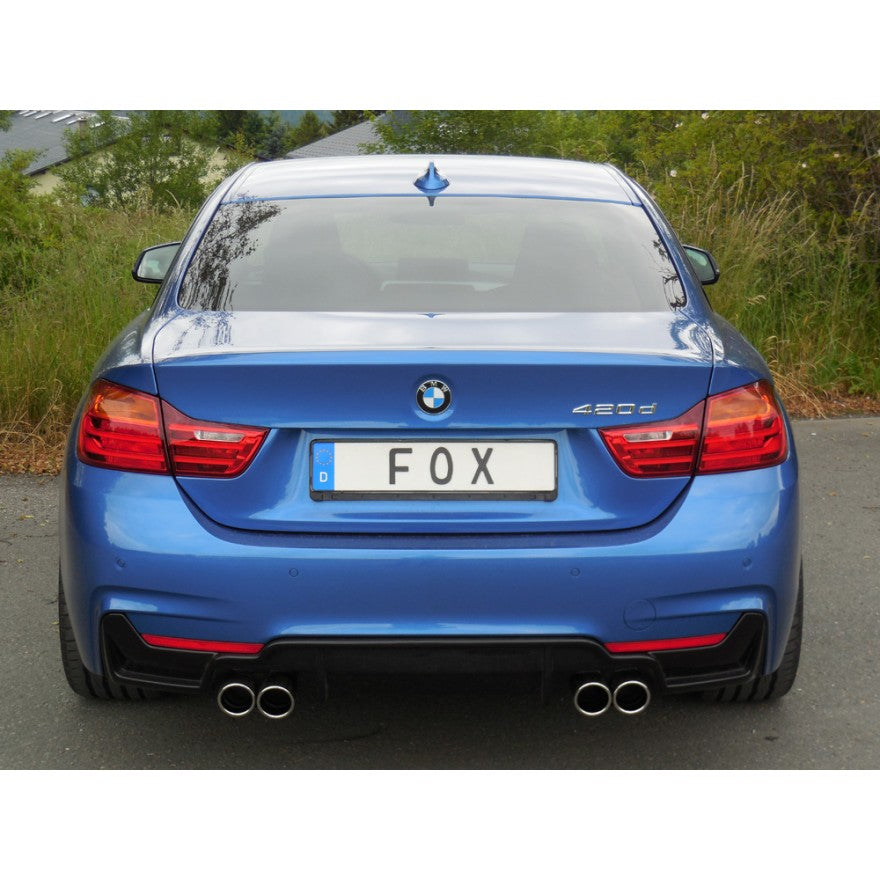 Sportschalldämpfer mit links/rechts je 2 Endrohren 80mm (Typ 16), inkl. (EG-) GENEHMIGUNG!