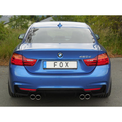 Sportschalldämpfer mit links/rechts je 2 Endrohren 80mm (Typ 16), inkl. (EG-) GENEHMIGUNG!