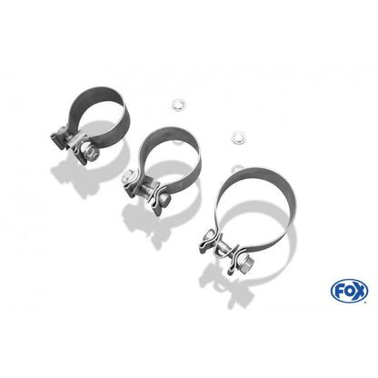 Sportschalldämpfer mit links/rechts je 2 Endrohren 80mm (Typ 25), inkl. (EG-) GENEHMIGUNG!