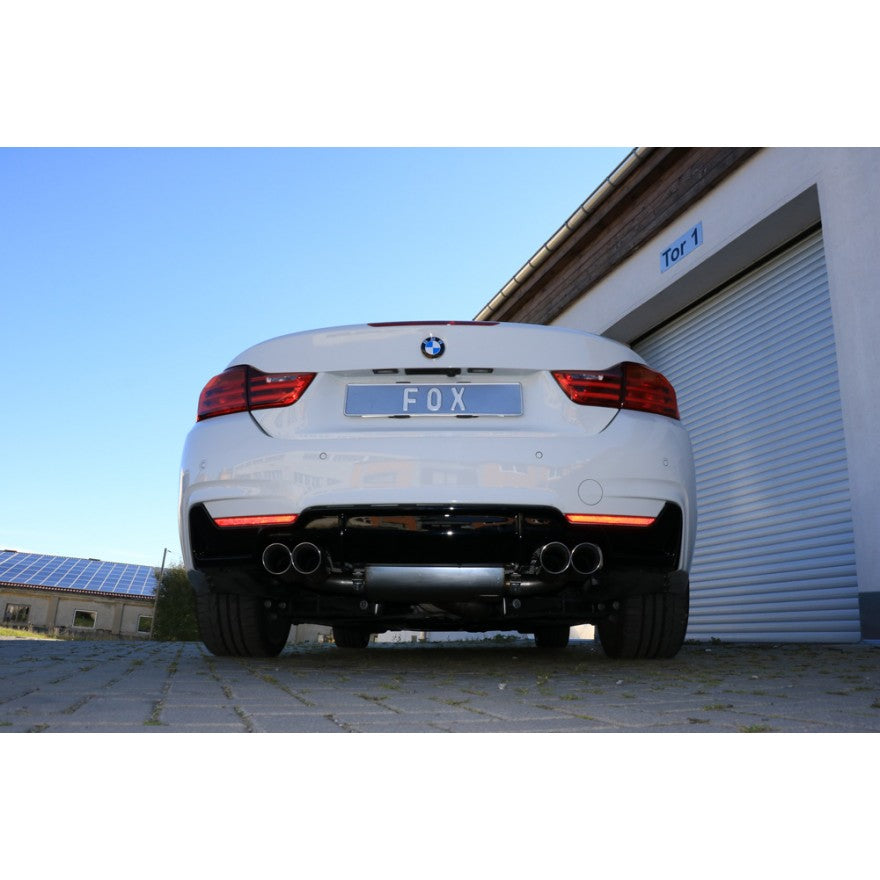 Sportschalldämpfer mit links/rechts je 2 Endrohren 80mm (Typ 25), inkl. (EG-) GENEHMIGUNG!