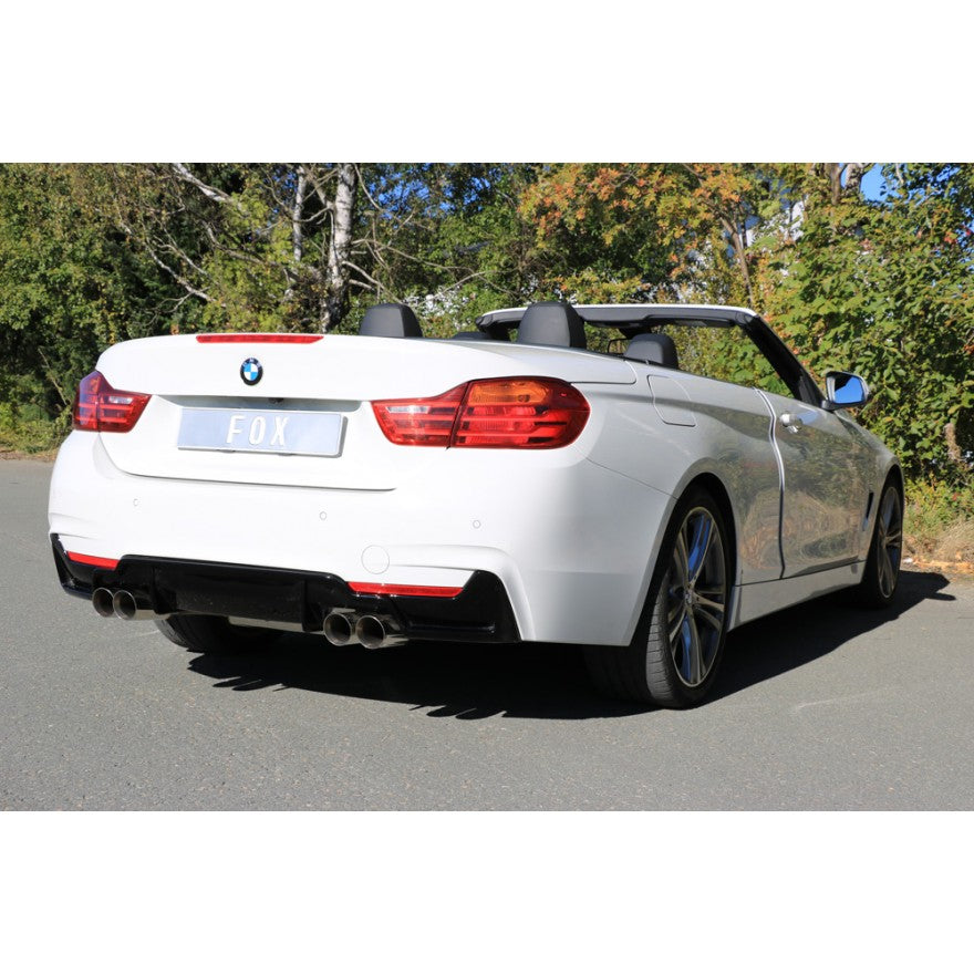 Sportschalldämpfer mit links/rechts je 2 Endrohren 80mm (Typ 25), inkl. (EG-) GENEHMIGUNG!