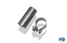 Adapter zur Montage der FOX Endschalldämpfer BM160025-051 / BM160025-051S auf originalen Vorschalldämpfer