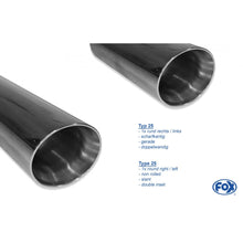 Sportschalldämpfer mit links/rechts je 1 Endrohr 100mm (Typ 25), inkl. (EG-) GENEHMIGUNG!