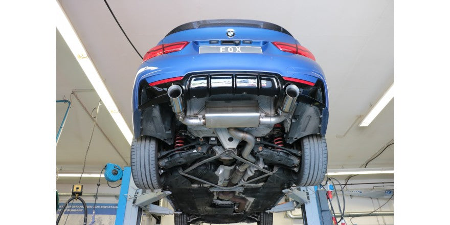 Sportschalldämpfer mit links/rechts je 1 Endrohr 100mm (Typ 25), inkl. (EG-) GENEHMIGUNG!