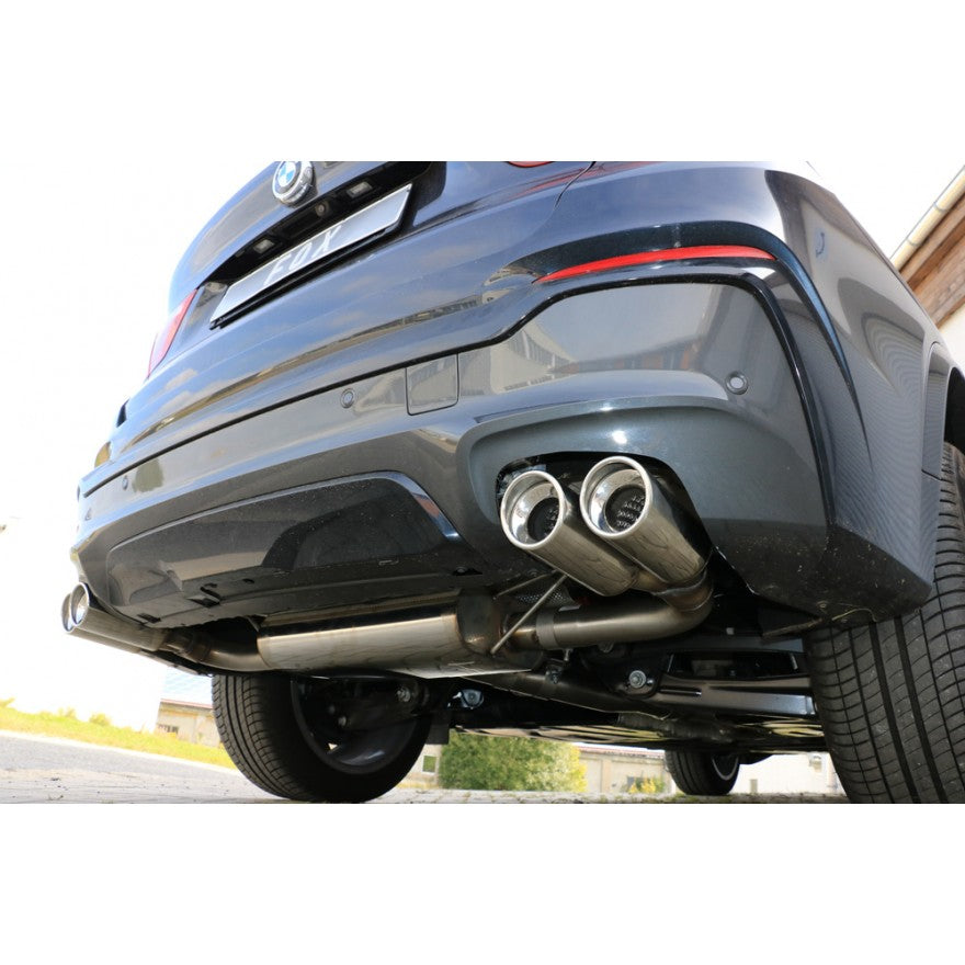 Sportschalldämpfer mit links/rechts je 2 Endrohren 90mm (Typ 17), inkl. (EG-) GENEHMIGUNG!