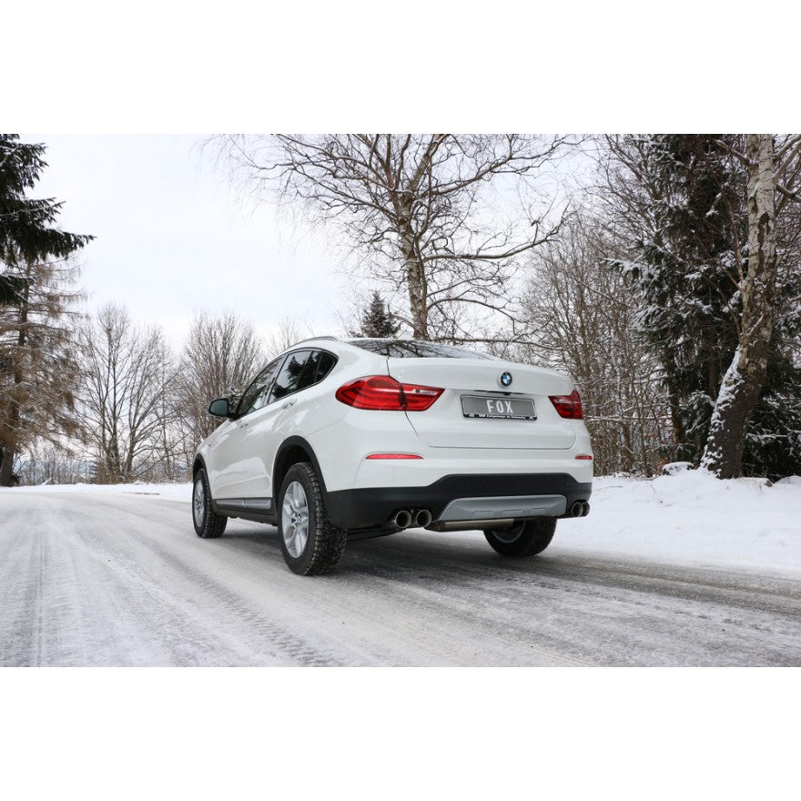 Sportschalldämpfer mit links/rechts je 2 Endrohren 90mm (Typ 25), inkl. (EG-) GENEHMIGUNG!