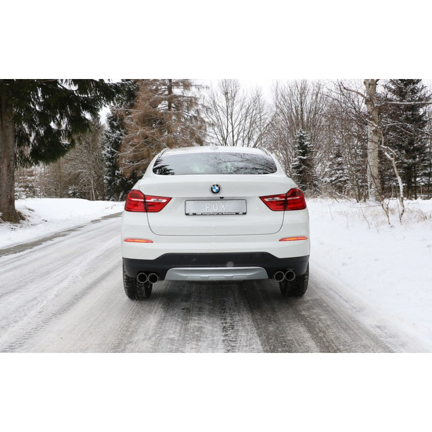 Sportschalldämpfer mit links/rechts je 2 Endrohren 90mm (Typ 25), inkl. (EG-) GENEHMIGUNG!