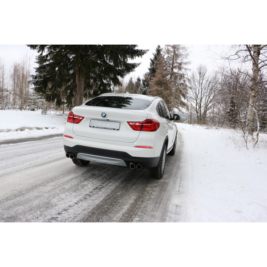 Sportschalldämpfer mit links/rechts je 2 Endrohren 90mm (Typ 25), inkl. (EG-) GENEHMIGUNG!