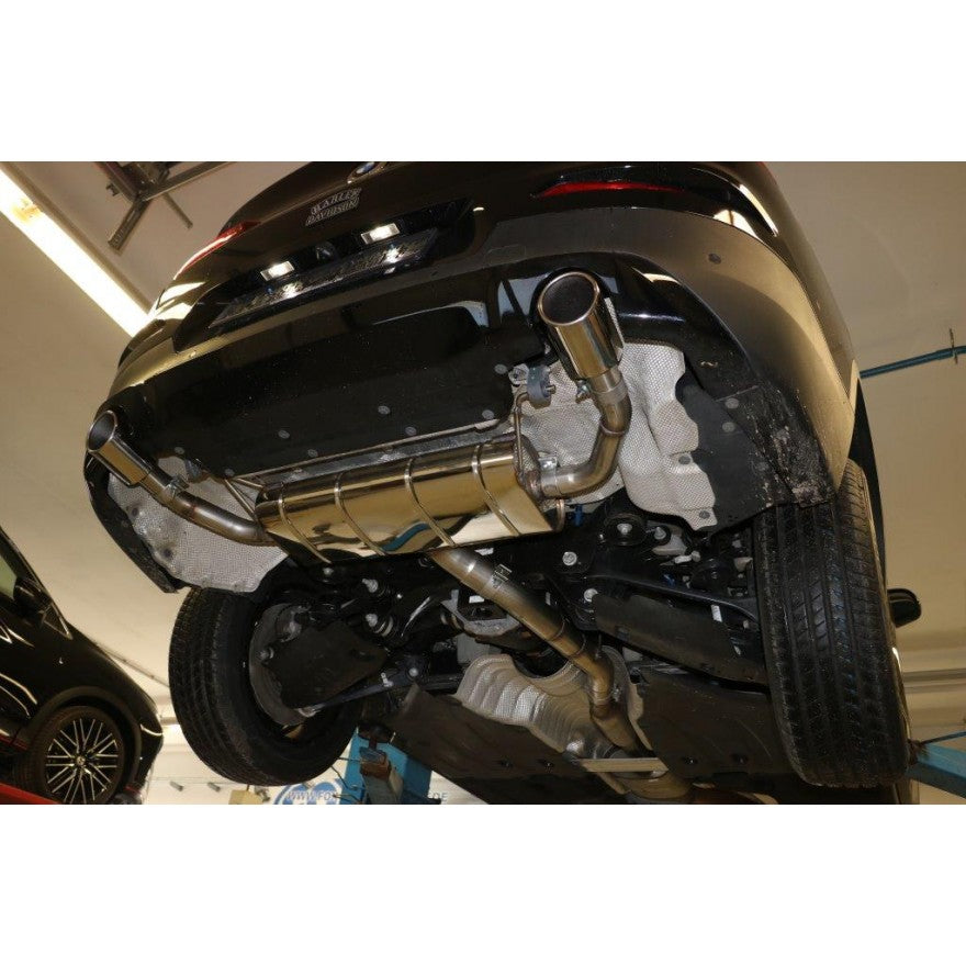 Sportschalldämpfer mit links/rechts je 1 Endrohr 90mm (Typ 16), inkl. (EG-) GENEHMIGUNG!