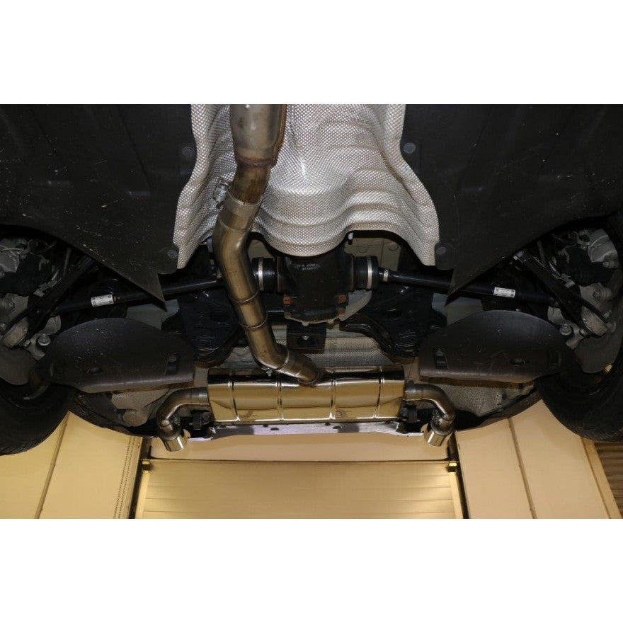 Sportschalldämpfer mit links/rechts je 1 Endrohr 90mm (Typ 16), inkl. (EG-) GENEHMIGUNG!