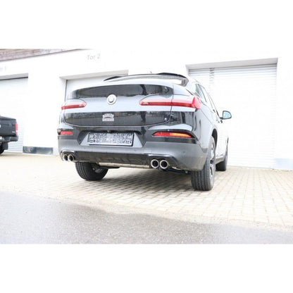 Sportschalldämpfer mit links/rechts je 2 Endrohren 80mm (Typ 25), inkl. (EG-) GENEHMIGUNG!