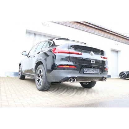 Sportschalldämpfer mit links/rechts je 2 Endrohren 80mm (Typ 25), inkl. (EG-) GENEHMIGUNG!