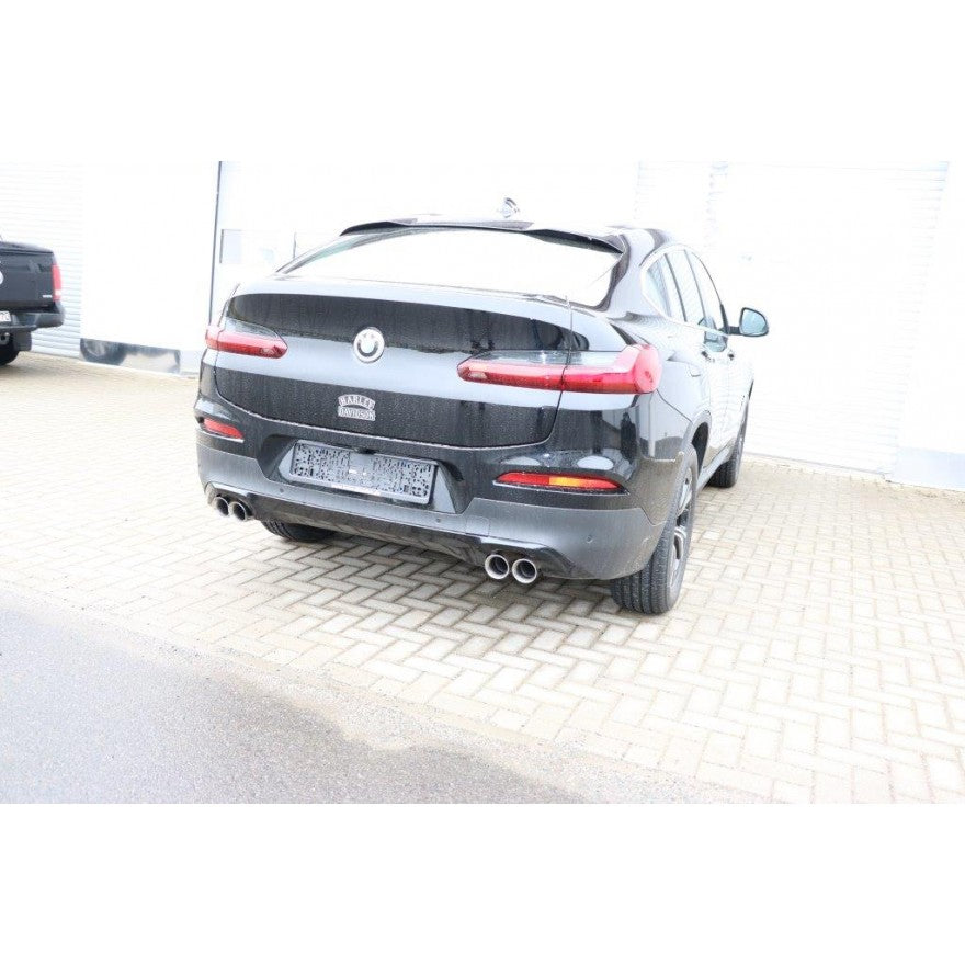 Sportschalldämpfer mit links/rechts je 2 Endrohren 80mm (Typ 25), inkl. (EG-) GENEHMIGUNG!