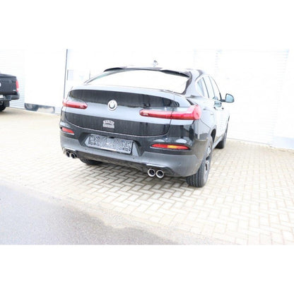 Sportschalldämpfer mit links/rechts je 2 Endrohren 80mm (Typ 25), inkl. (EG-) GENEHMIGUNG!