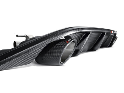 Akrapovic Rear Carbon Fiber Diffuser für original Endrohr je 1x links/rechts