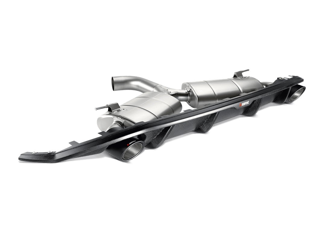 Akrapovic Rear Carbon Fiber Diffuser für original Endrohr je 1x links/rechts