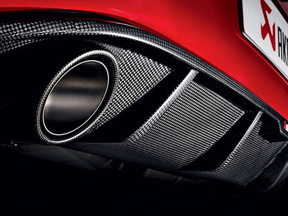 Akrapovic Rear Carbon Fiber Diffuser für original Endrohr je 1x links/rechts