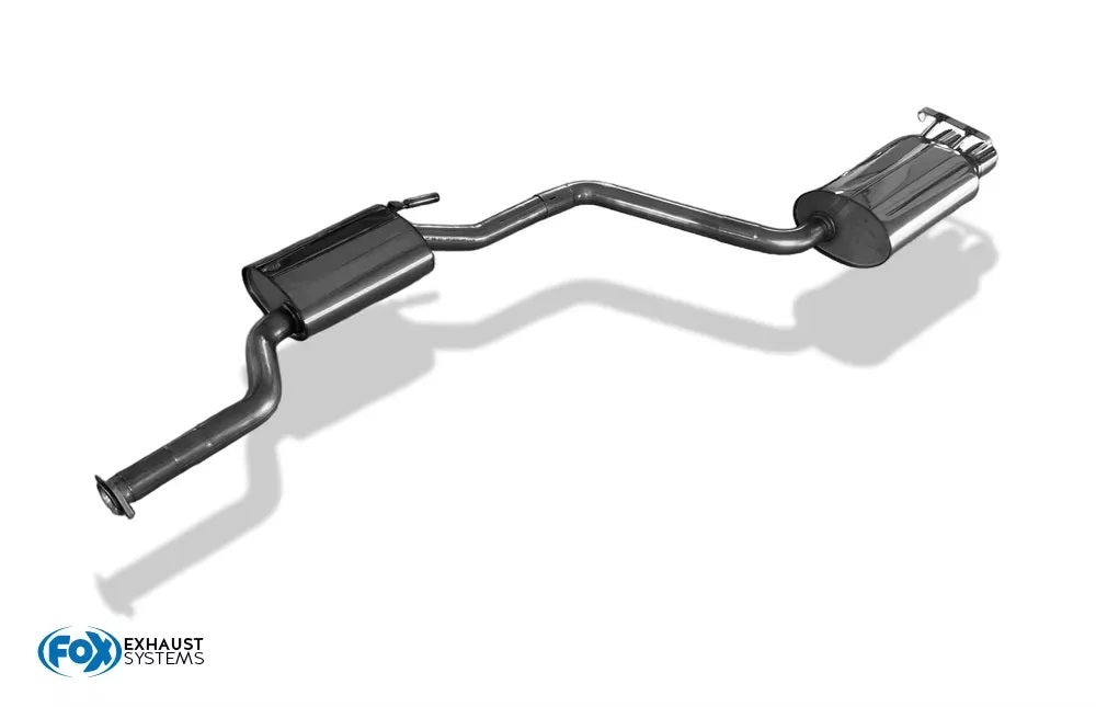 Halbanlage mit 2 Endrohren 76mm (Typ 25), inkl. (EG-) GENEHMIGUNG!