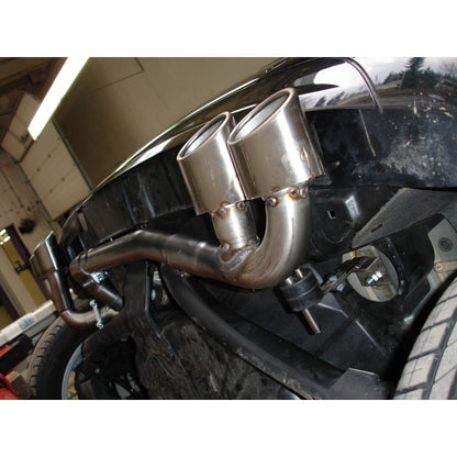 Sportschalldämpfert mit links/rechts je 2 Endrohren 106x71mm (Typ 32), inkl. TÜV-Teilegutachten!