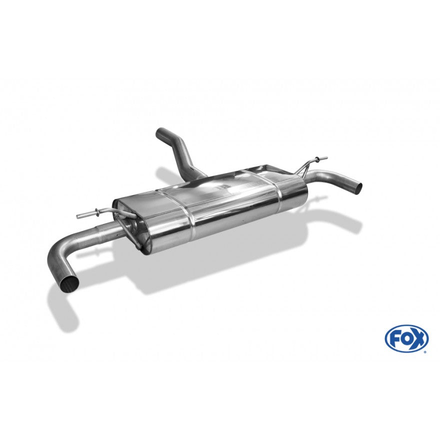 Sportschalldämpfer ohne Endrohre für Montage mit originalen Endrohrblenden, inkl. (EG-) GENEHMIGUNG!