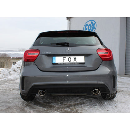 Sportschalldämpfer mit links/rechts je 1 Endrohr 115x85mm (Typ 32), inkl. (EG-) GENEHMIGUNG!