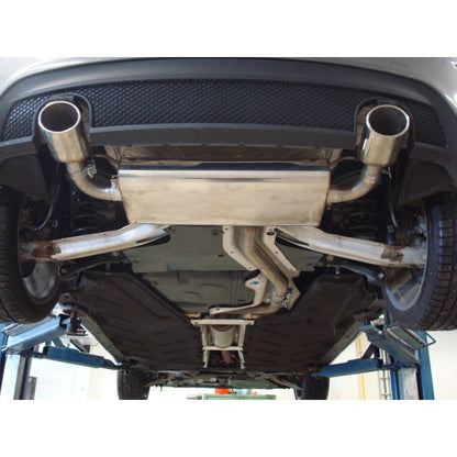 Sportschalldämpfer mit links/rechts je 1 Endrohr 115x85mm (Typ 32), inkl. (EG-) GENEHMIGUNG!