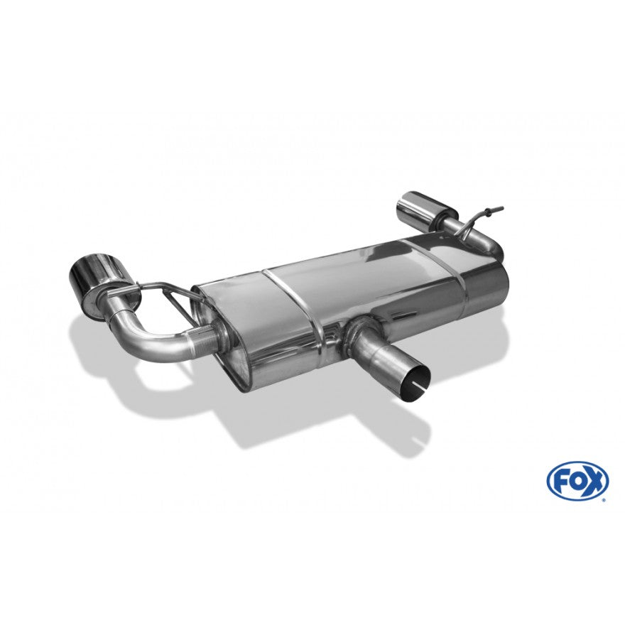 Sportschalldämpfer mit links/rechts je 1 Endrohr 115x85mm (Typ 32), inkl. (EG-) GENEHMIGUNG!