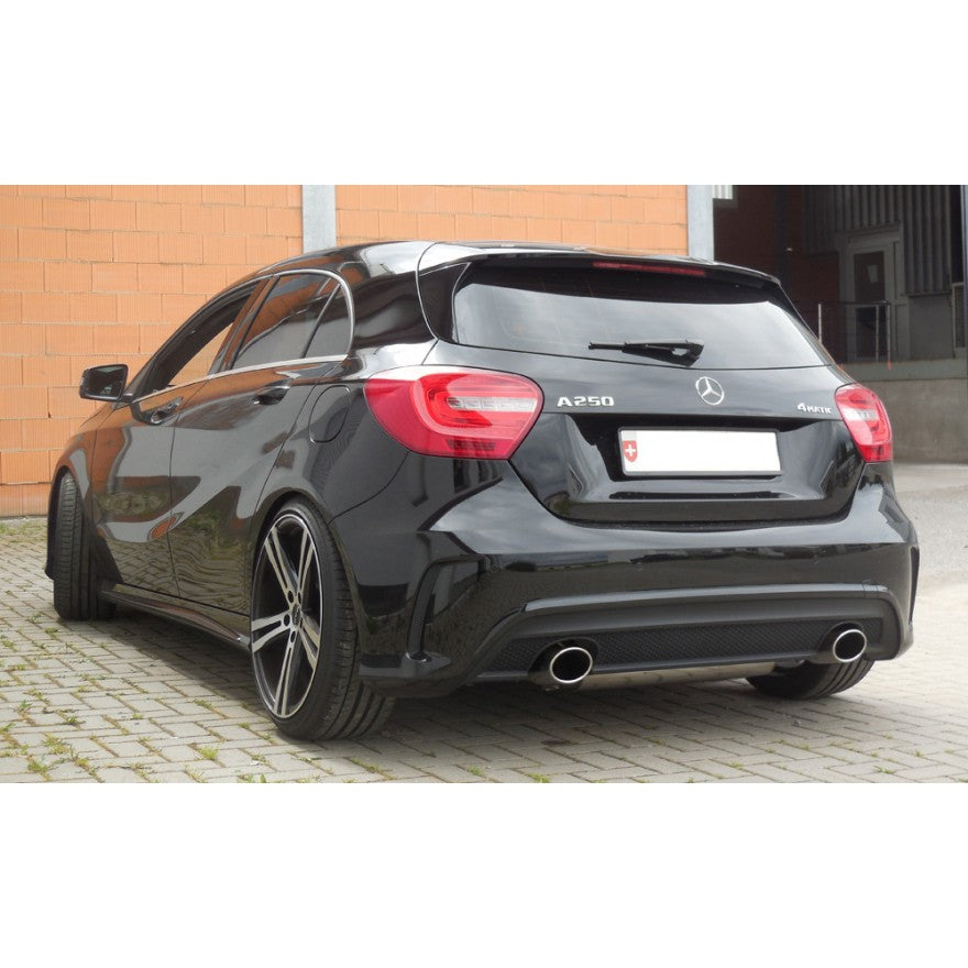 Sportschalldämpfer mit links/rechts je 1 Endrohr 115x85mm (Typ 32), inkl. (EG-) GENEHMIGUNG!