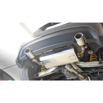 Sportschalldämpfer mit links/rechts je 1 Endrohr 115x85mm (Typ 32), inkl. (EG-) GENEHMIGUNG!