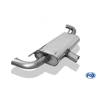 Sportschalldämpfer mit Ausgang links/rechts in die originalen Endrohrblenden, inkl. (EG-) GENEHMIGUNG!