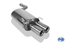 Sportschalldämpfer mit 2 Endrohren 80mm (Typ 13), inkl. TÜV-Teilegutachten!