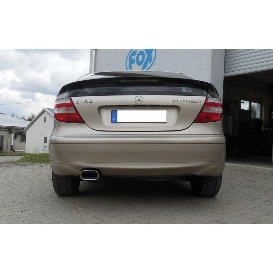 Sportschalldämpfer mit 1 Endrohr 160x80mm (Typ 53), inkl. (EG-) GENEHMIGUNG!