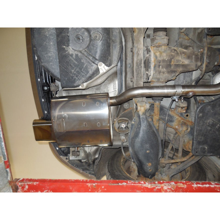 Sportschalldämpfer mit 1 Endrohr 160x80mm (Typ 53), inkl. (EG-) GENEHMIGUNG!