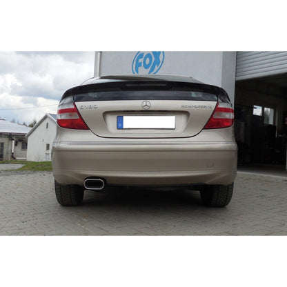 Sportschalldämpfer mit 1 Endrohren 160x80mm (Typ 53), inkl. (EG-) GENEHMIGUNG!