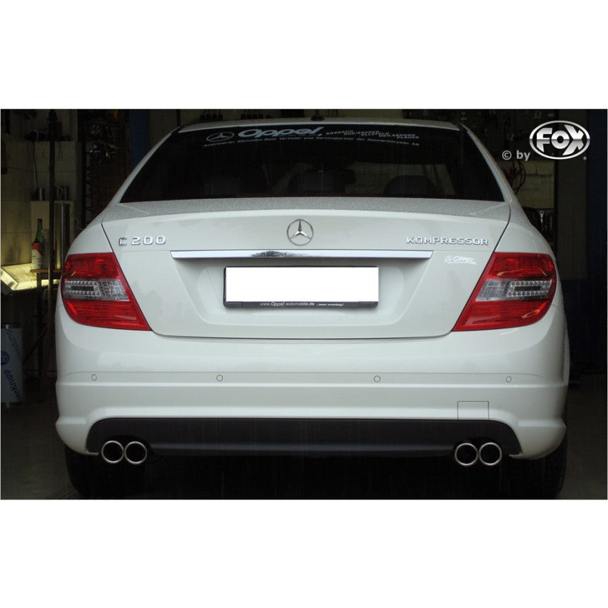 Sportschalldämpfer mit links/rechts je 2 Endrohren 70mm (Typ 16), inkl. (EG-) GENEHMIGUNG!