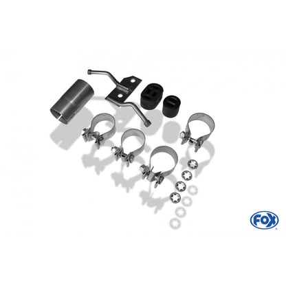 Sportschalldämpfer mit links/rechts je 2 Endrohren 70mm (Typ 16), inkl. (EG-) GENEHMIGUNG!