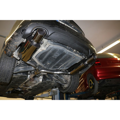 Sportschalldämpfer mit links/rechts je 1 Endrohr 115x85mm (Typ 32), inkl. (EG-) GENEHMIGUNG!