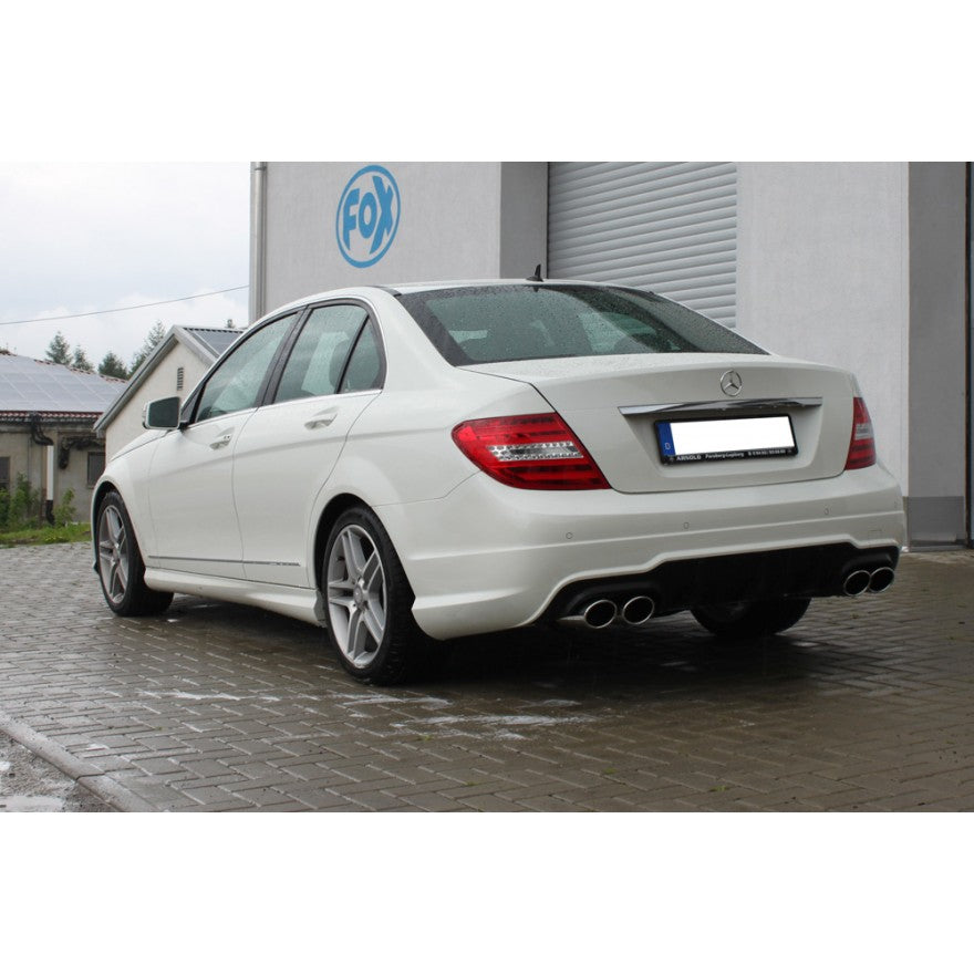 Sportschalldämpfer mit links/rechts je 2 Endrohren 115x85mm (Typ 32), inkl. (EG-) GENEHMIGUNG!