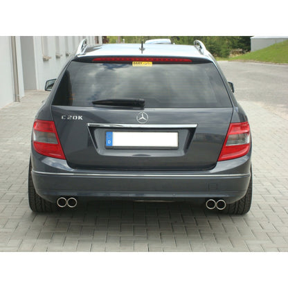 Sportschalldämpfer mit links/rechts je 2 Endrohren 70mm (Typ 16), inkl. (EG-) GENEHMIGUNG!