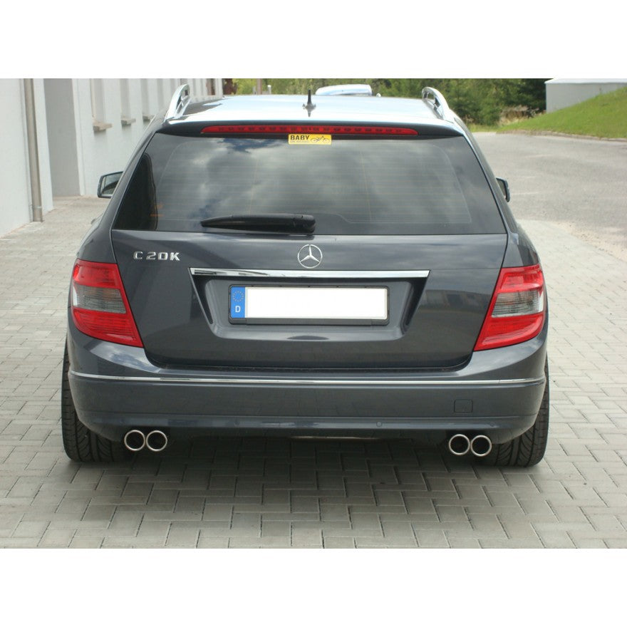 Sportschalldämpfer mit links/rechts je 2 Endrohren 70mm (Typ 16), inkl. (EG-) GENEHMIGUNG!