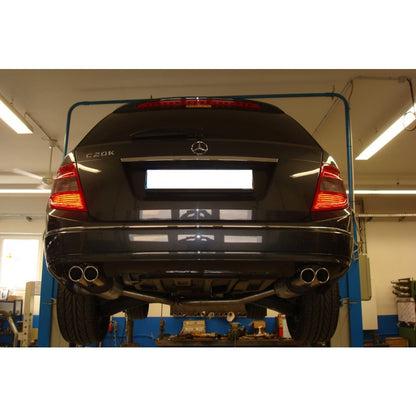 Sportschalldämpfer mit links/rechts je 2 Endrohren 70mm (Typ 16), inkl. (EG-) GENEHMIGUNG!