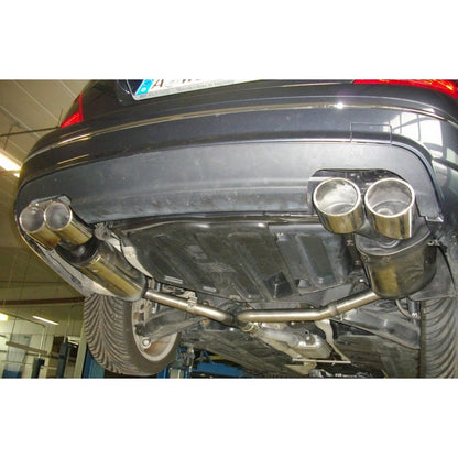 Sportschalldämpfer mit links/rechts je 2 Endrohren 115x85mm (Typ 32), inkl. (EG-) GENEHMIGUNG!